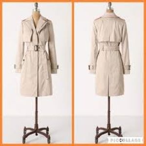 Anthropologie Cartonnier Trench Rain Coat